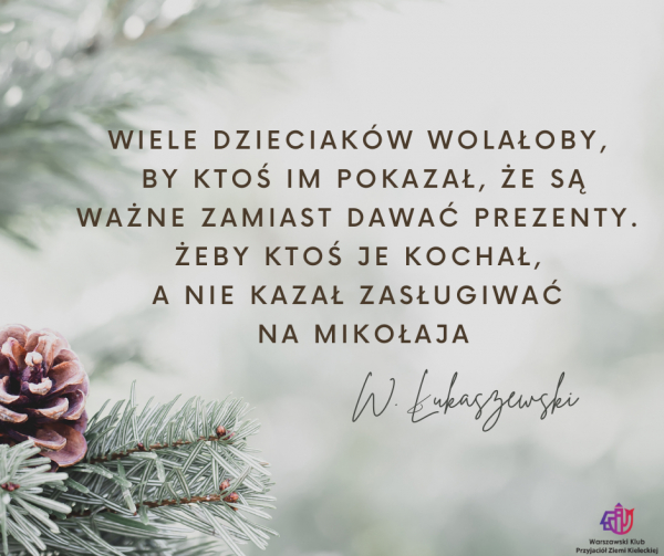 Warszawski Klub Przyjaciół Ziemi Kieleckiej - Dzieciom