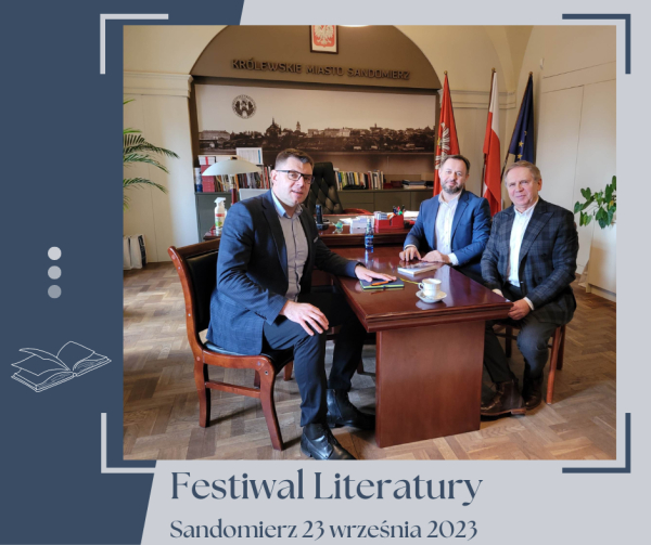 Festiwal Literatury - Sandomierz 23 września 2023 r